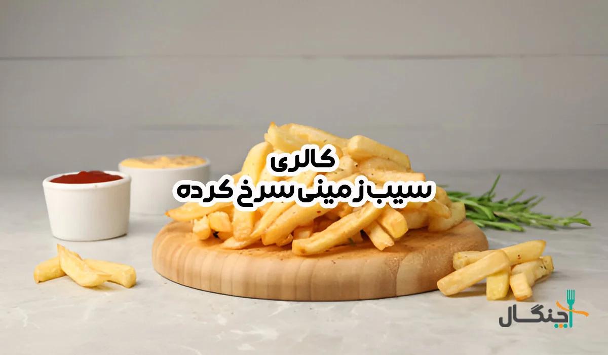 ارزش غذایی و کالری 100 گرم سیب زمینی سرخ کرده چقدر است؟