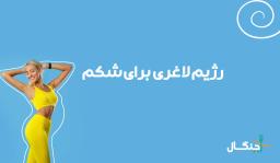 رژیم لاغری برای شکم، لاغر کردن شکم و پهلو