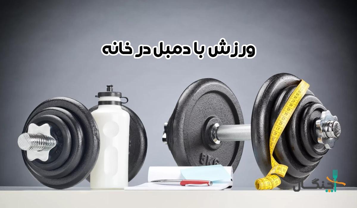 12 حرکت بدنسازی با دمبل (خانه و باشگاه) + 3 برنامه بدنسازی