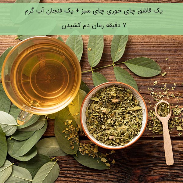 روش مصرف چای سبز.