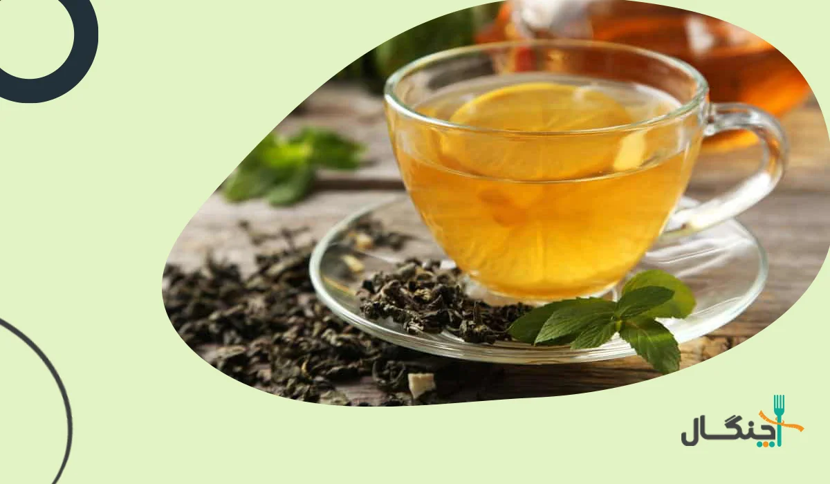 تاثیر چای سبز بر درمان نفخ