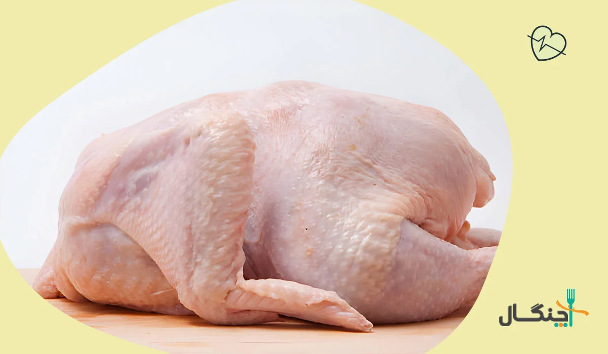 کالری مرغ با پوست 